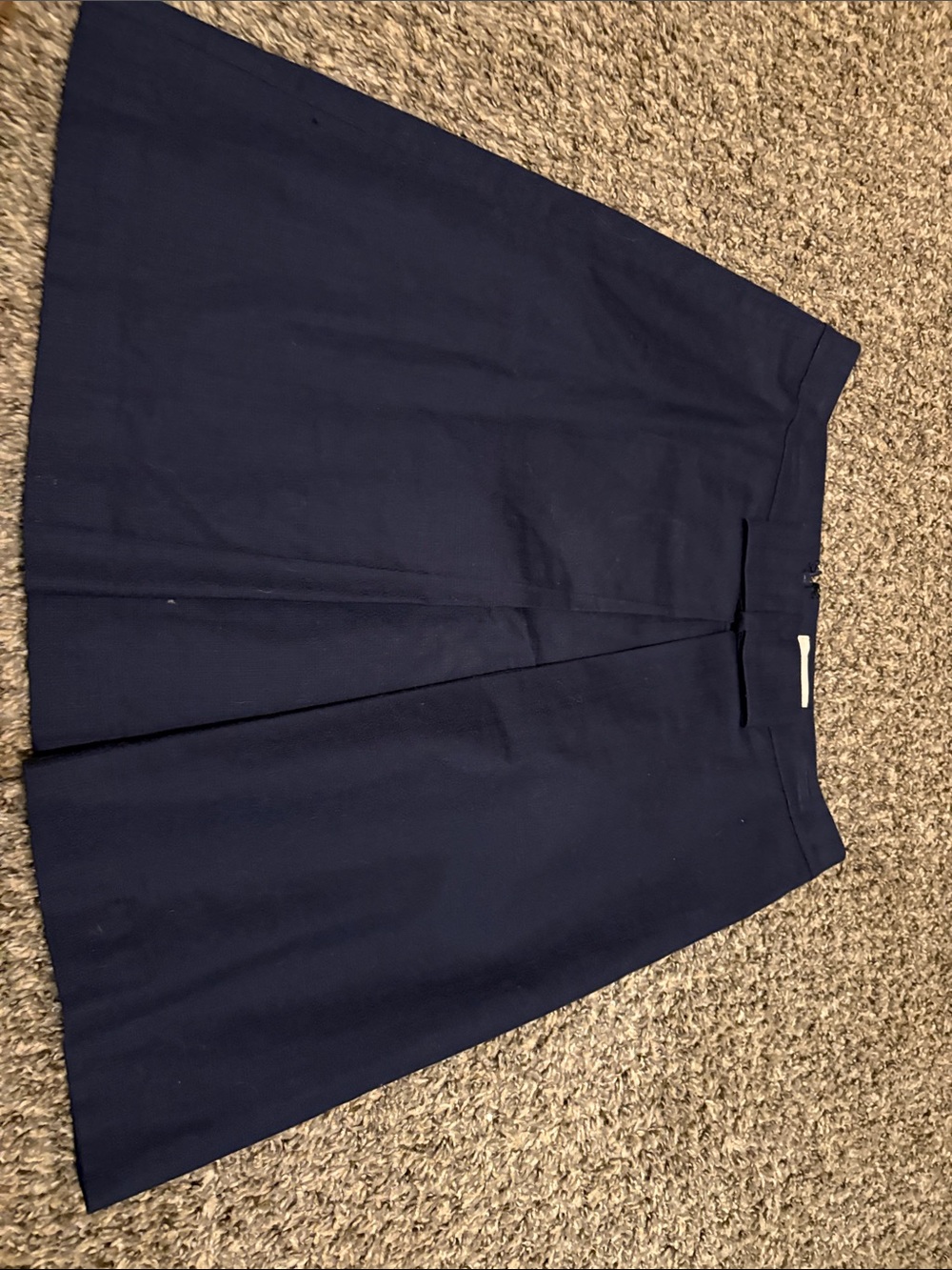 LOFT Navy A-Line Skirt